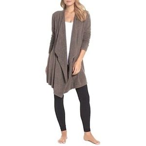Barefoot Dreams Cozy Chic Ultra Lite Calypso Wrap Sz Small in Brown
